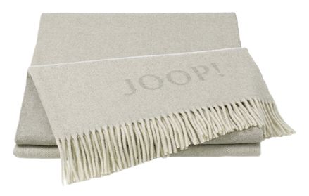 JOOP! VLNĚNÁ DEKA FINE-DOUBLEFACE CREME-NATUR  130x180 cm
